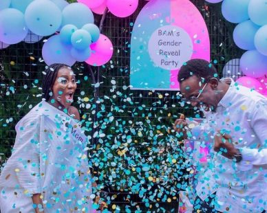 Gender reveal celebration